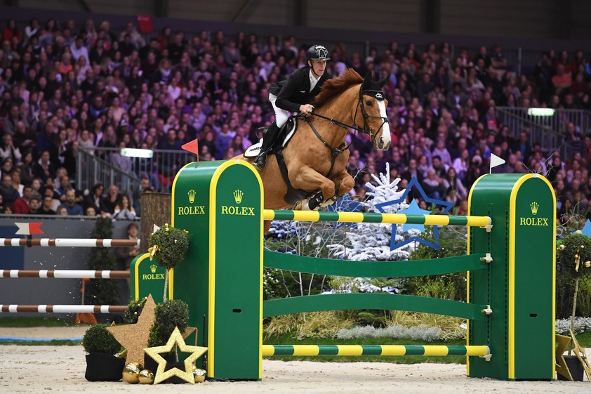 Marcus Ehning with Pret A Tout (Photo: Rolex Grand Slam / Kit Houghton)