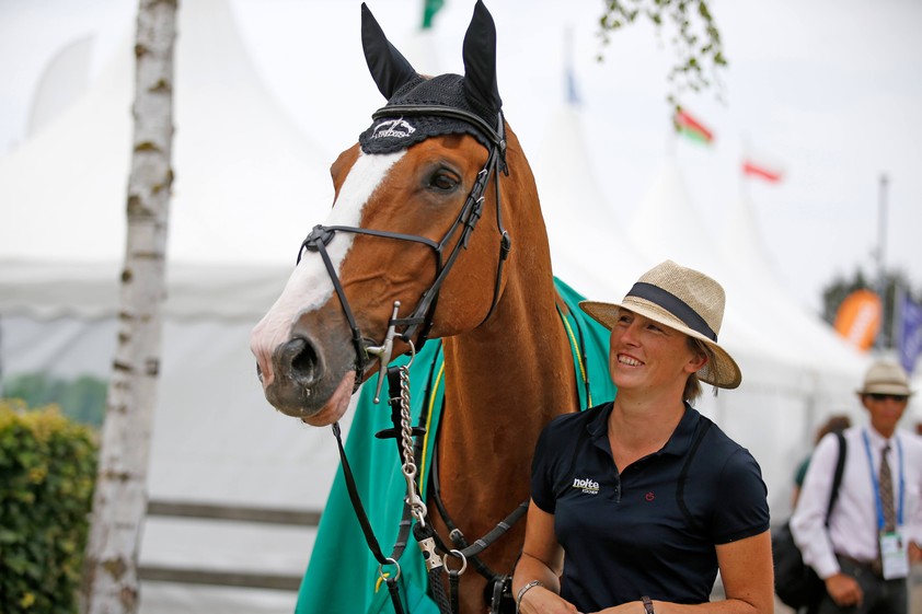 Mel Obst, groom to Marcus Ehning (Photo: Jenny Abrahamsson / World of Show Jumping )