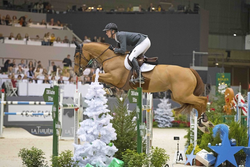 Spencer Smith riding at the Palexpo for the CHI Geneva 2019 (Photo: Jenny Abrahamsson / WoSJ)