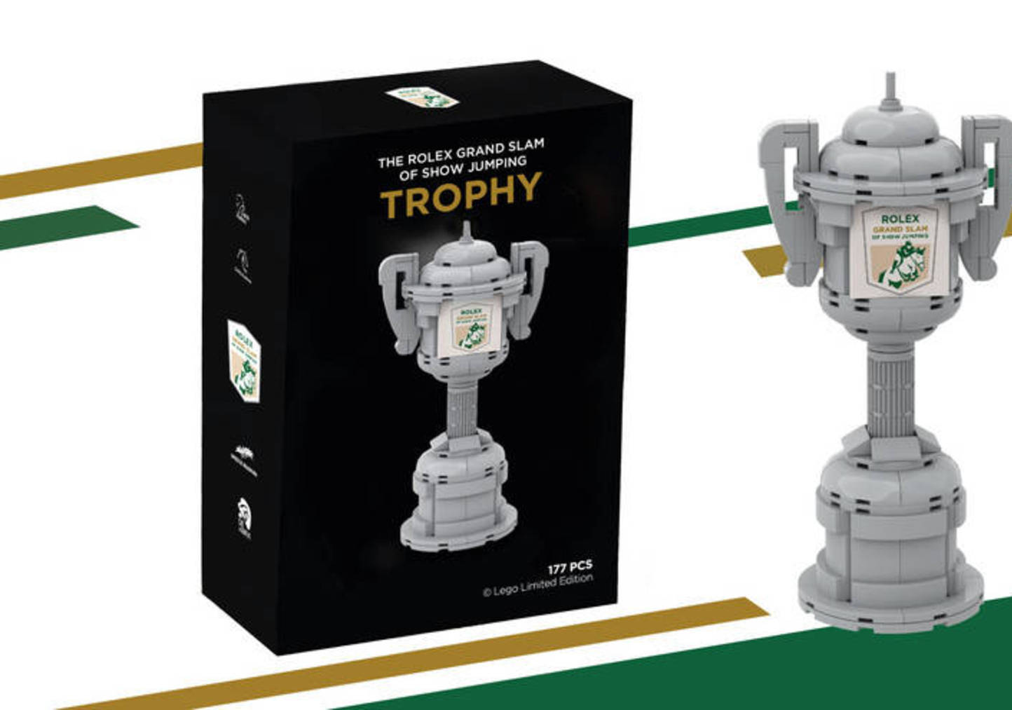 Rolex Grand Slam of Show Jumping kündigt limitierte Edition einer LEGO-Replik der Trophäe an