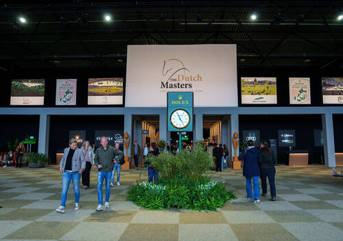 Rolex Clocks and Signage at the Dutch Masters 2025