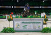 Simon Delestre (FRA) in competition with Cayman Jolly Jumper in the Rolex Grand Prix