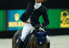 Simon Delestre (FRA) with Cayman Jolly Jumper following victory in the Rolex Grand Prix