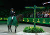 Simon Delestre (FRA) with Cayman Jolly Jumper following victory in the Rolex Grand Prix