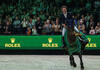 Simon Delestre (FRA) with Cayman Jolly Jumper following victory in the Rolex Grand Prix
