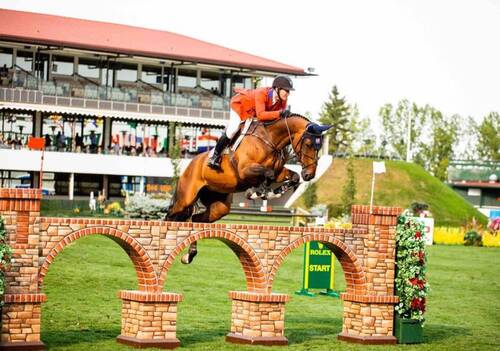 McLain Ward and HH Azur (Photo: Rolex Grand Slam / Ashley Neuhof)