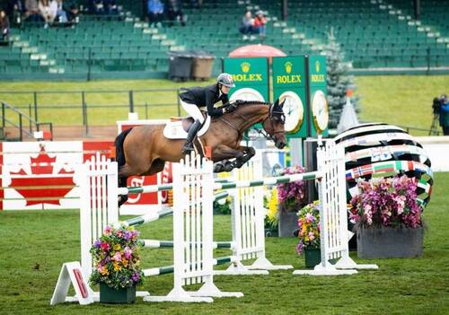 Tiffany Foster and Brighton (Photo: Rolex Grand Slam / Ashley Neuhof)