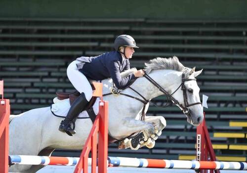 Hannah Rajotte and Patronusin (Photo: Spruce Meadows Media / Mike Sturk)