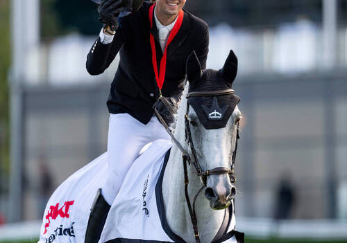 Martin Fuchs riding Leone Jei - CSIO Spruce Meadows Masters 2024