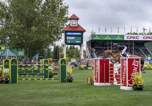 Kevin Staut at the 2026 Spruce Meadows 'Masters' - Rolex Grand Slam/Tom Lovelock