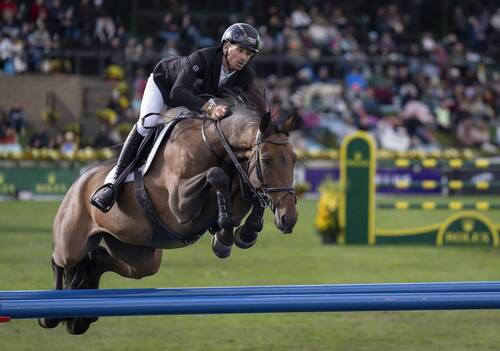 Steve Guerdat at the 2026 Spruce Meadows 'Masters' - Rolex Grand Slam/Tom Lovelock