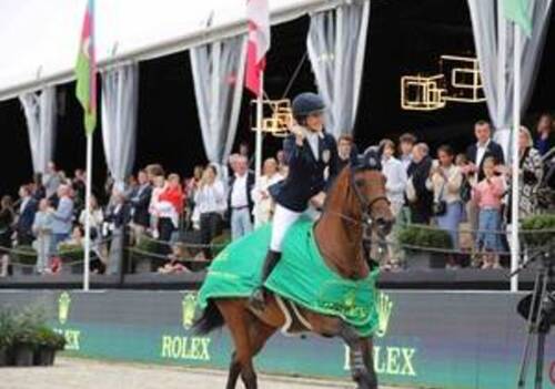 Jessica Springsteen and RMF Zecilie at the Brussels Stephex Masters (Photo: Sportfot)