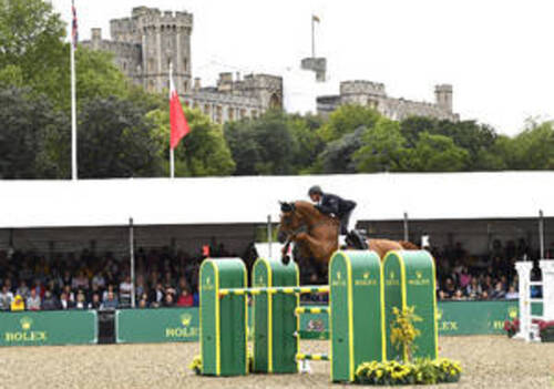 Ben Maher riding Explosion W at the Royal Windsor Horse Show (Photo: Rolex / Kit Houghton)