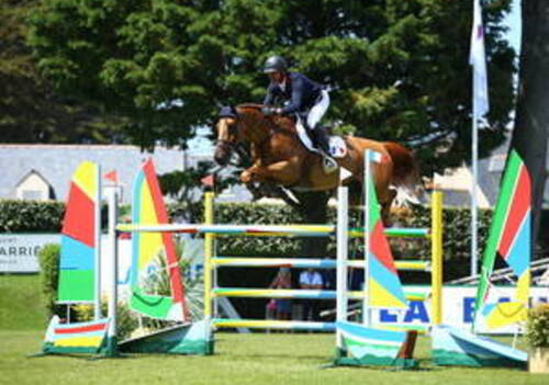 Nicolas Delmotte and Urvoso du Roch at the Jumping International de La Baule (Photo: CSIO La Baule/PSV)
