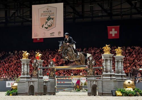 Scott Brash (GBR) riding Hello Chadora Lady in the Rolex IJRC Top 10 Final