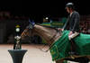 Harrie Smolders (NED) celebrates victory with Monaco in the Rolex Grand Prix at the CHI Geneva