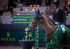 Harrie Smolders (NED) celebrates victory with Monaco in the Rolex Grand Prix at the CHI Geneva