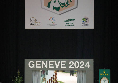 Scott Brash (GBR) in competition with Hello Jefferson in the Rolex Grand Prix at the CHI Geneva