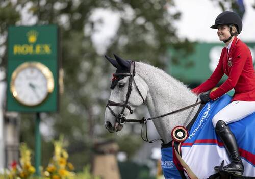 Sophie Hinners at the 2026 Spruce Meadows 'Masters' - Rolex Grand Slam/Ashley Neuhof