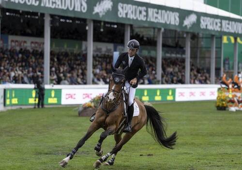 Scott Brash at the 2026 Spruce Meadows 'Masters' - Rolex Grand Slam/Ashley Neuhof
