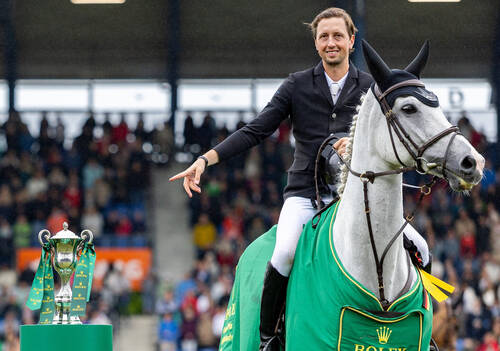 Winner Martin Fuchs and Leone Jei - 2025 (Rolex/Ashley Neuhof)