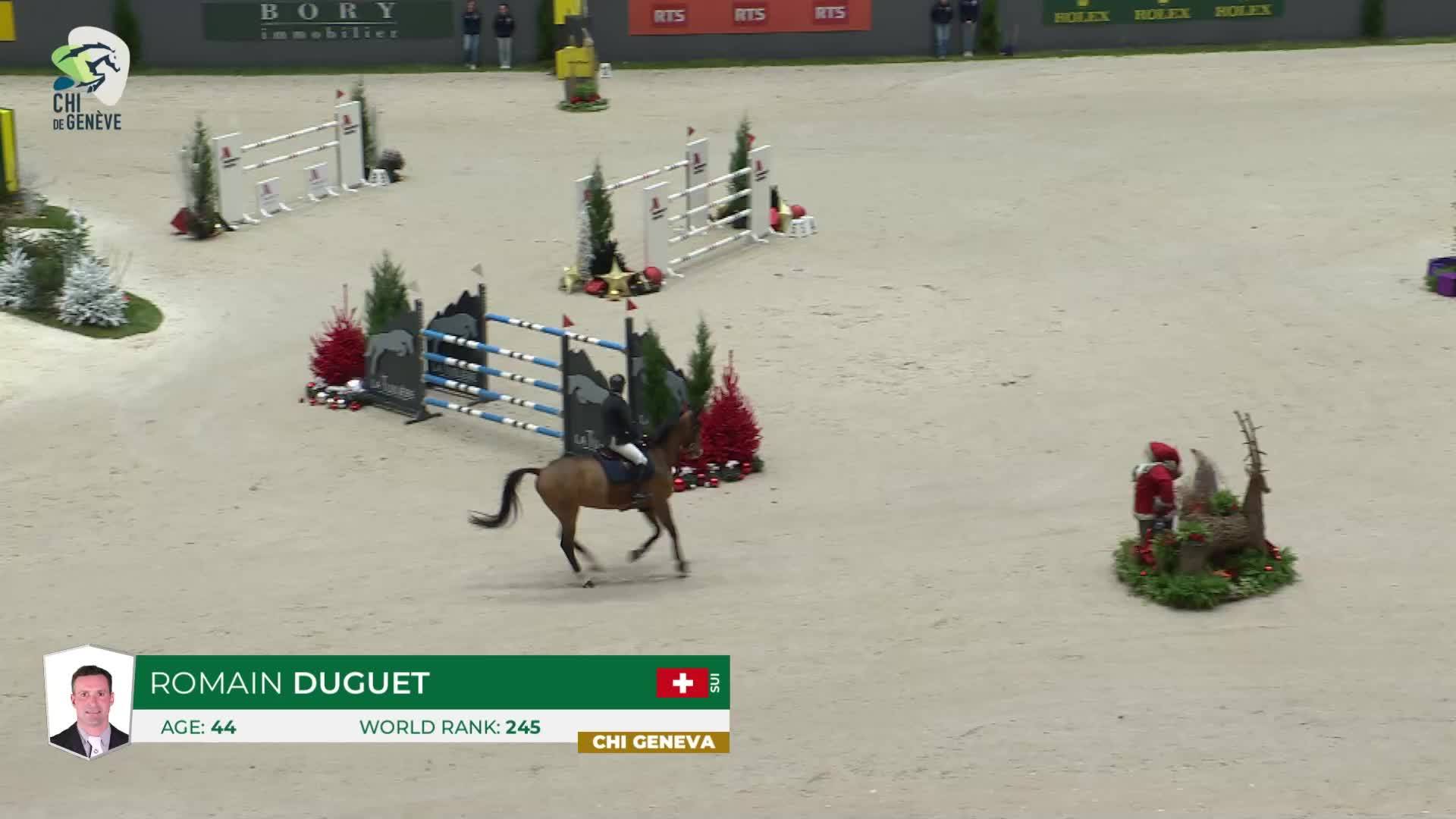 Romain Duguet with Hunger Games du Champ du Bois - CHI5* de Genève 2024 - Round 1