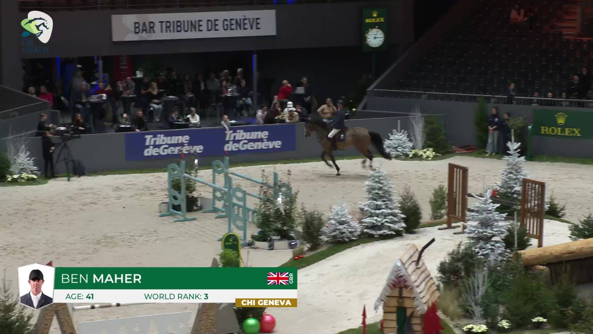 Ben Maher with Point Break - CHI5* de Genève 2024 - Round 1