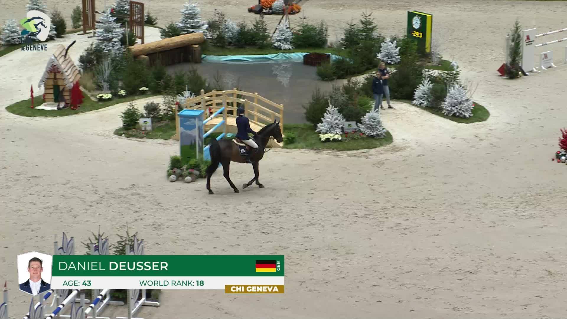 Mario Deslauriers with S&l Quatro Van de Meerputhoeve - CSIO5* Aix-la-Chapelle 2025 - Round 1