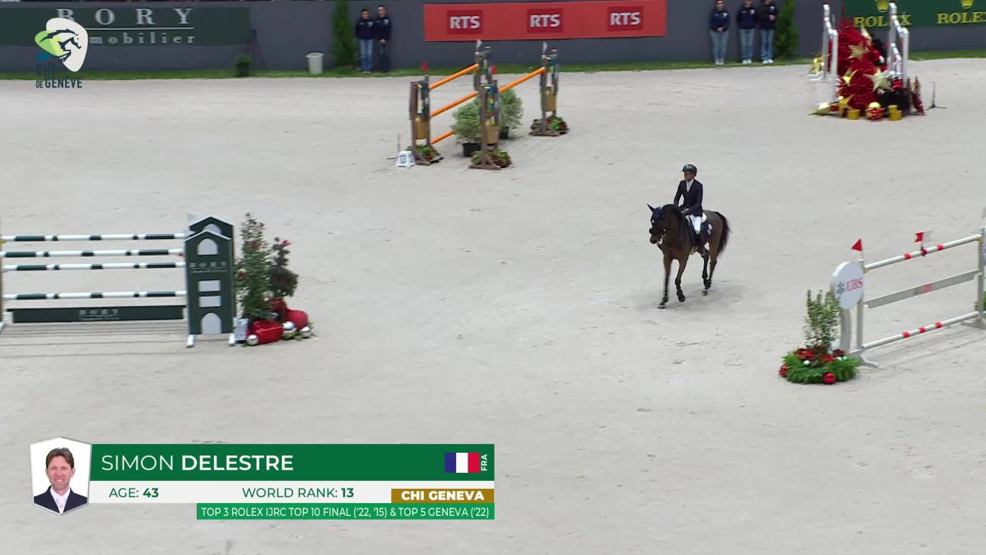 Simon Delestre with Cayman Jolly Jumper - CHI5* de Genève 2024 - Round 1