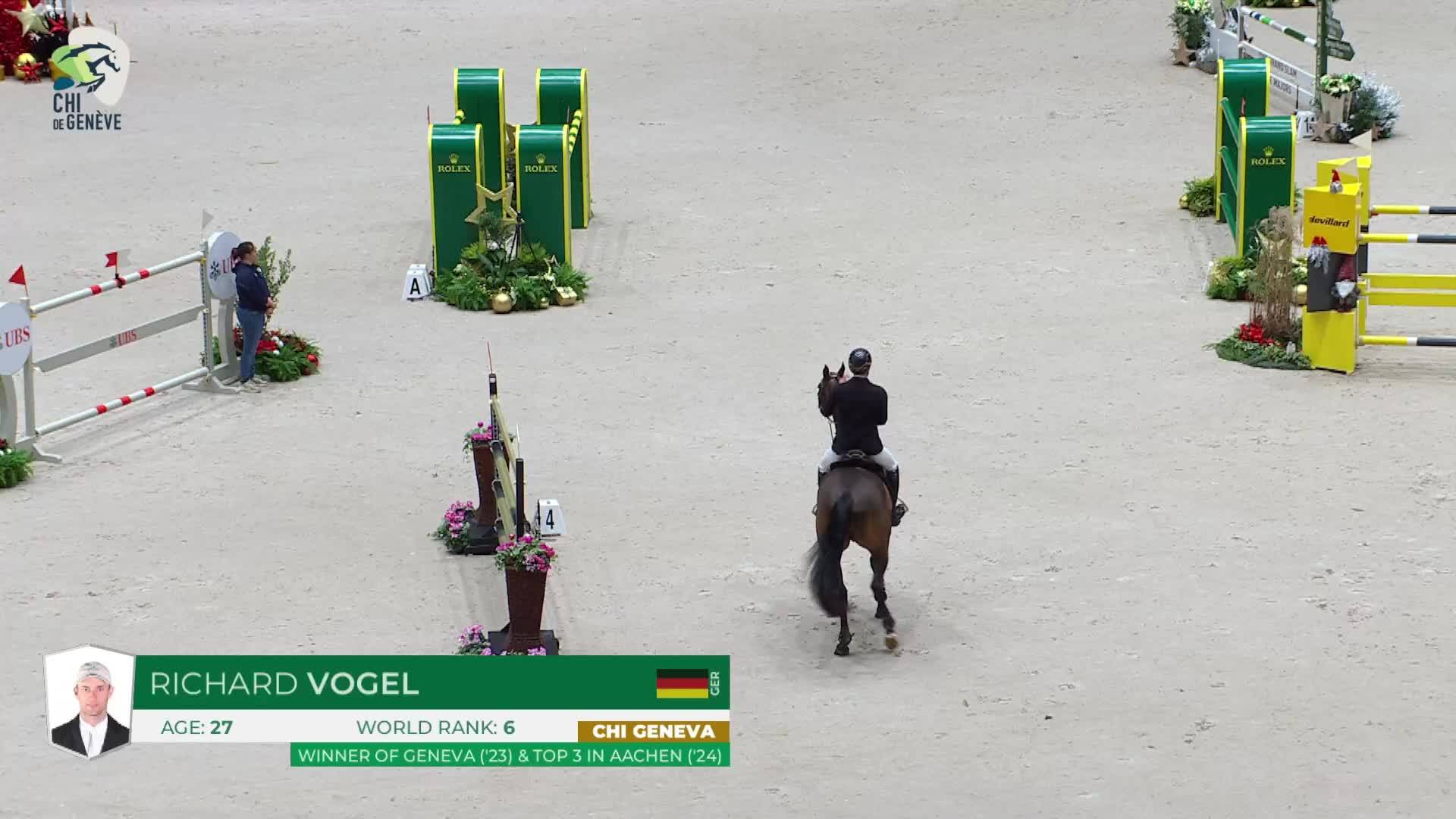 Richard Vogel with United Touch S - CHI5* de Genève 2024 - Round 1