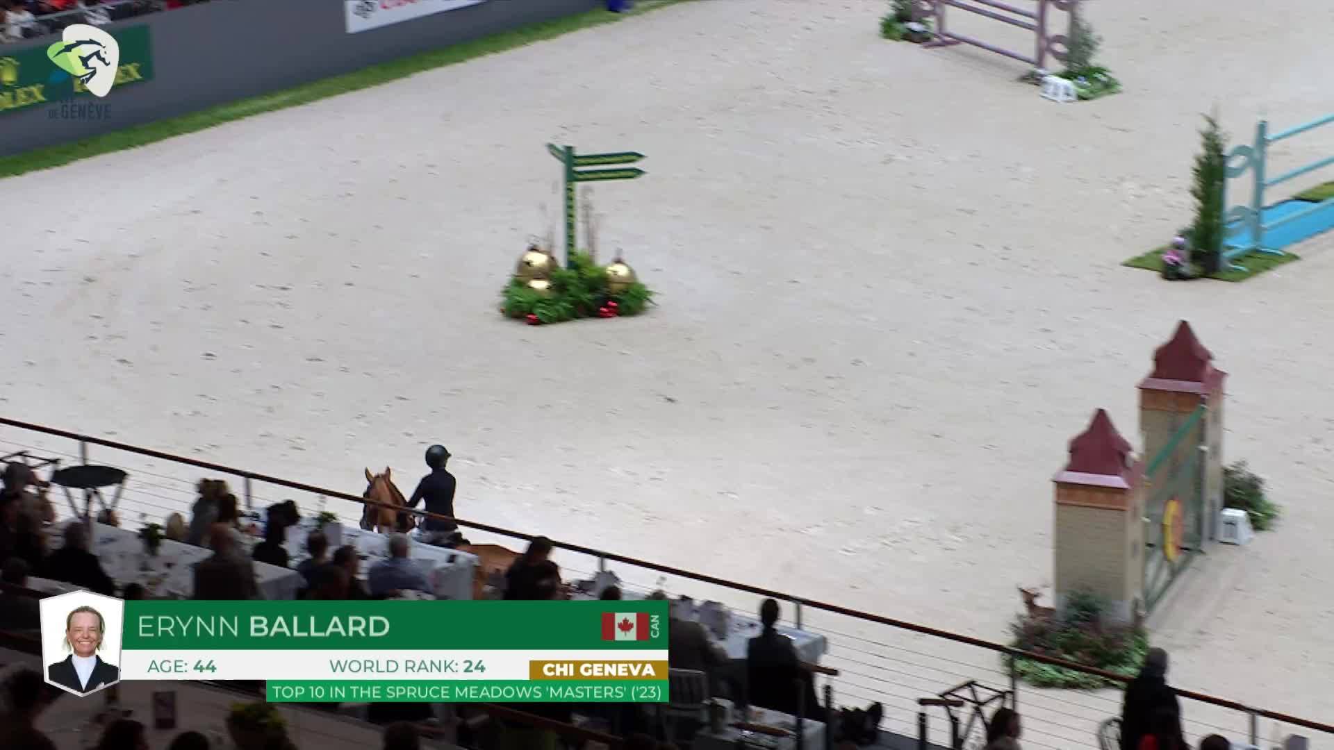 Erynn Ballard with De Flor 111 Z Santa Rosa - CHI5* de Genève 2024 - Round 1