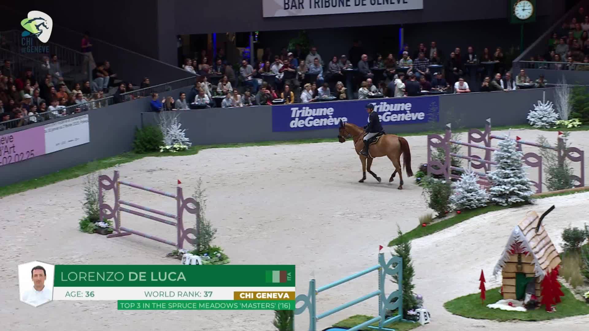 Lorenzo De Luca with Denver de Talma - CHI5* de Genève 2024 - Round 1