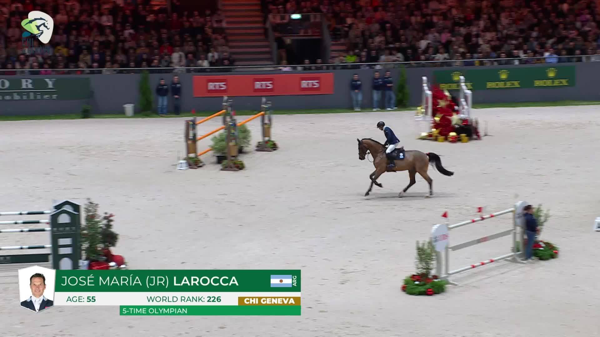 José María (Jr) Larocca with Finn Lente - CHI5* de Genève 2024 - Round 1