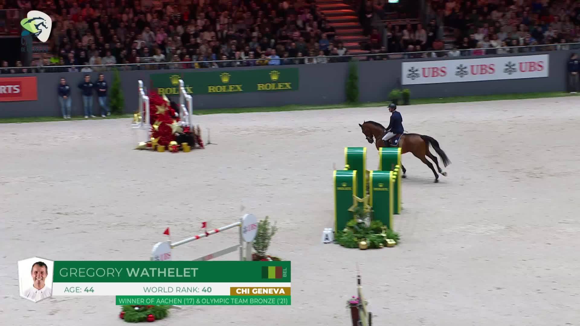 Gregory Wathelet with Bond Jamesbond de Hay - CHI5* de Genève 2024 - Round 1