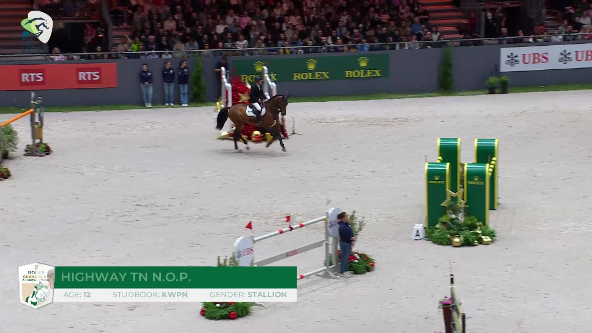 Willem Greve with Highway Tn N.O.P. - CHI5* de Genève 2024 - Round 1
