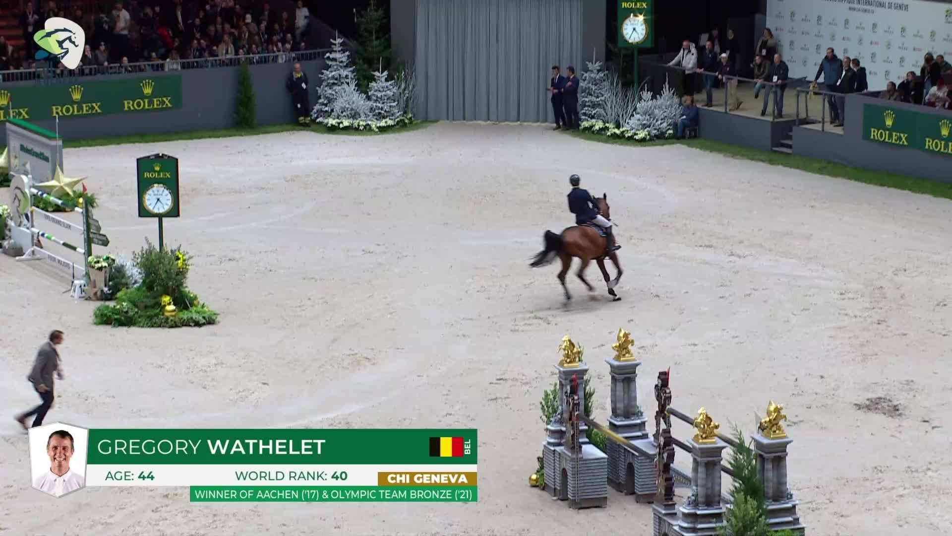 Gregory Wathelet with Bond Jamesbond de Hay - CHI5* de Genève 2024 - Jump-Off
