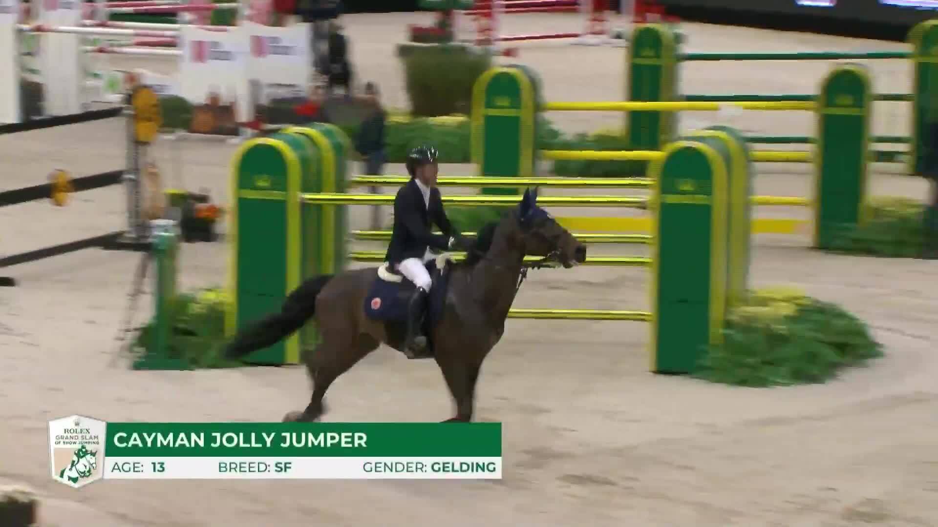 Simon Delestre with Cayman Jolly Jumper - CSI5* The Dutch Masters 2025 - Round 1
