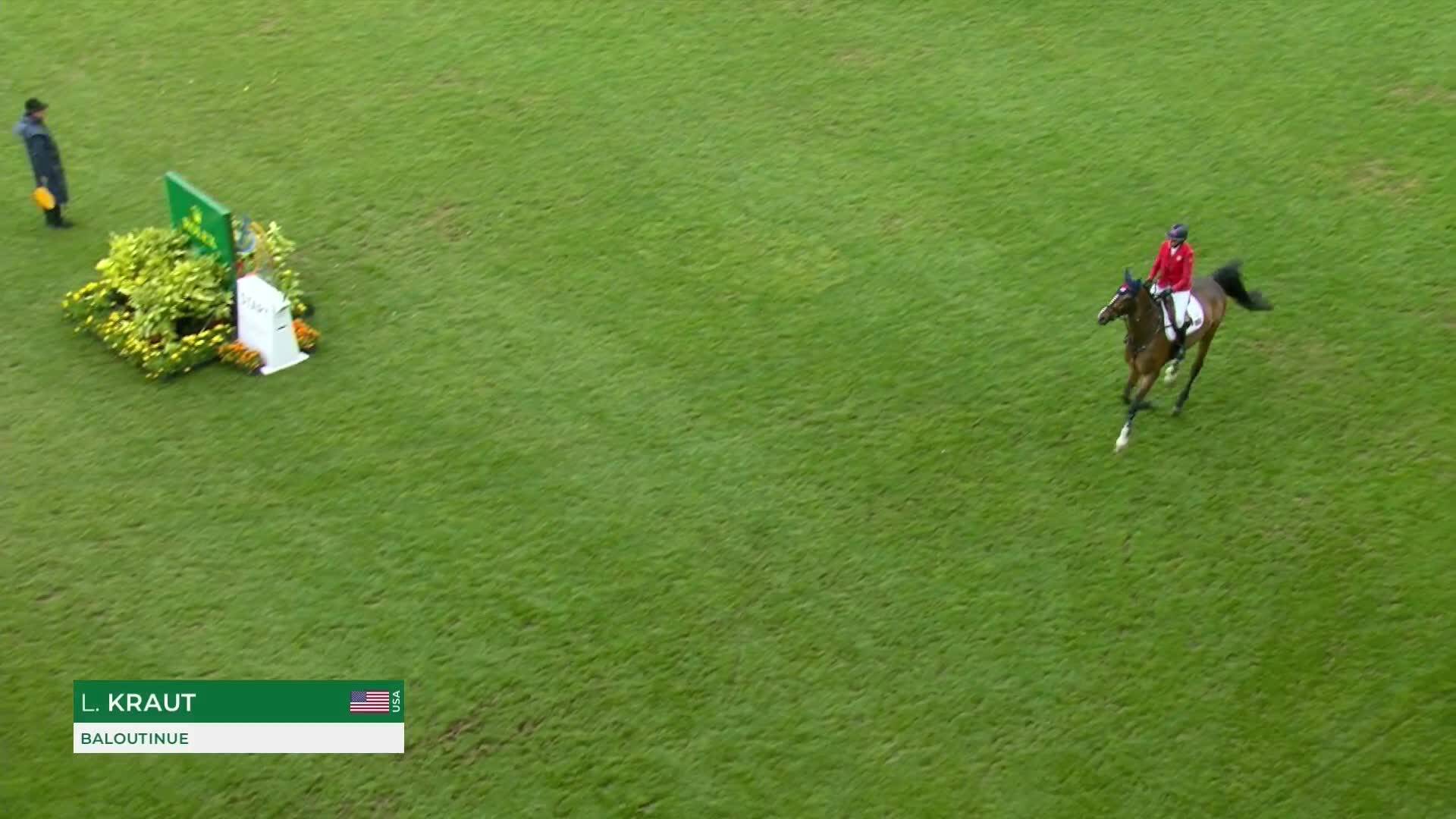 Laura Kraut with Baloutinue - CSIO5* Aix-la-Chapelle 2025 - Round 2