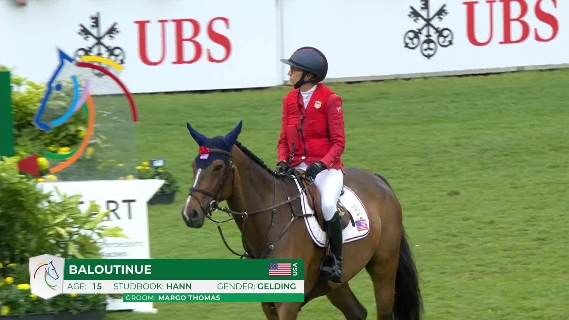 Laura Kraut with Baloutinue - CSIO5* Aix-la-Chapelle 2025 - Jump-off