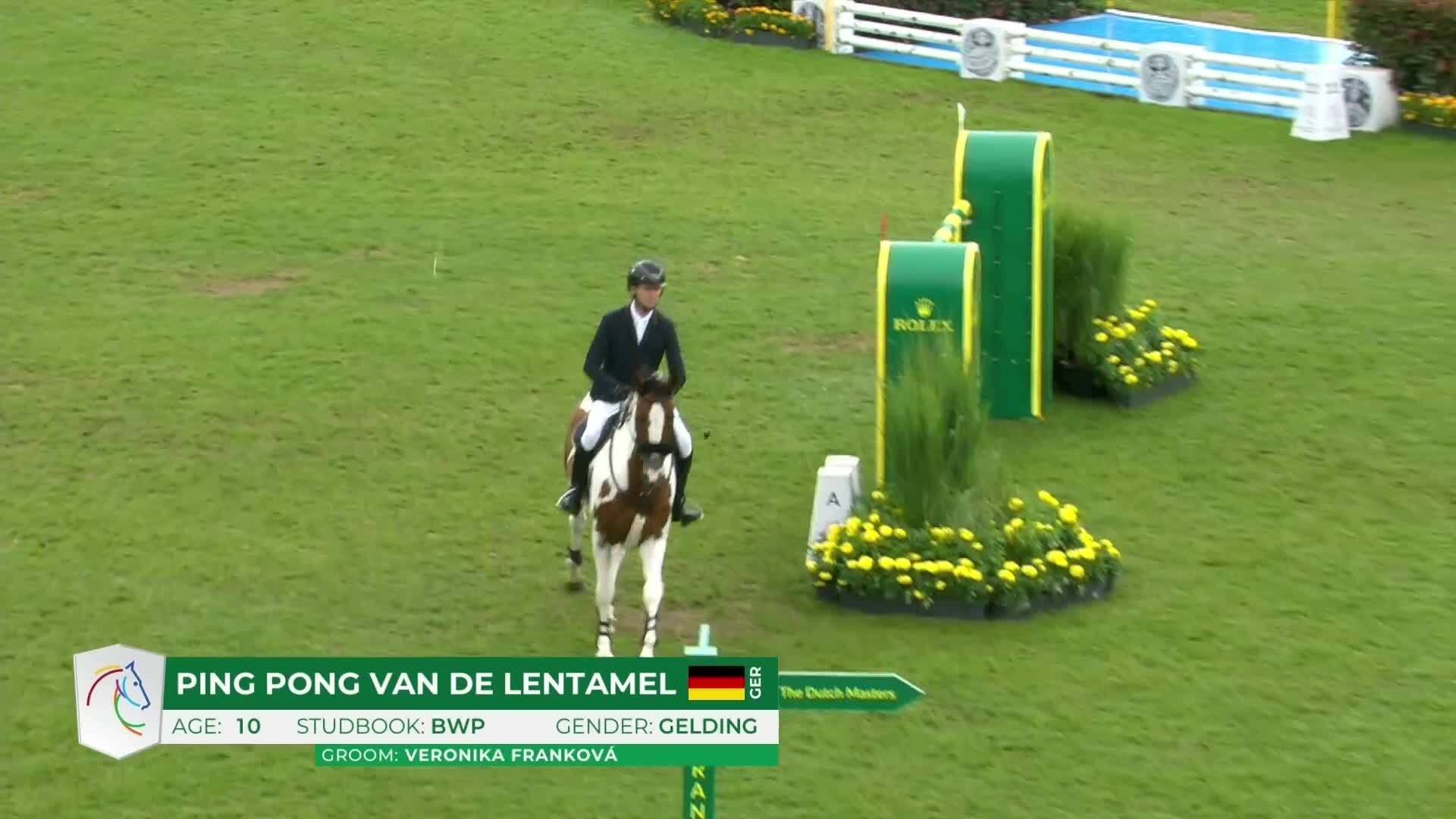 Gerrit Nieberg with Ping Pong Van de Lentamel - CSIO5* Aix-la-Chapelle 2025 - Round 1