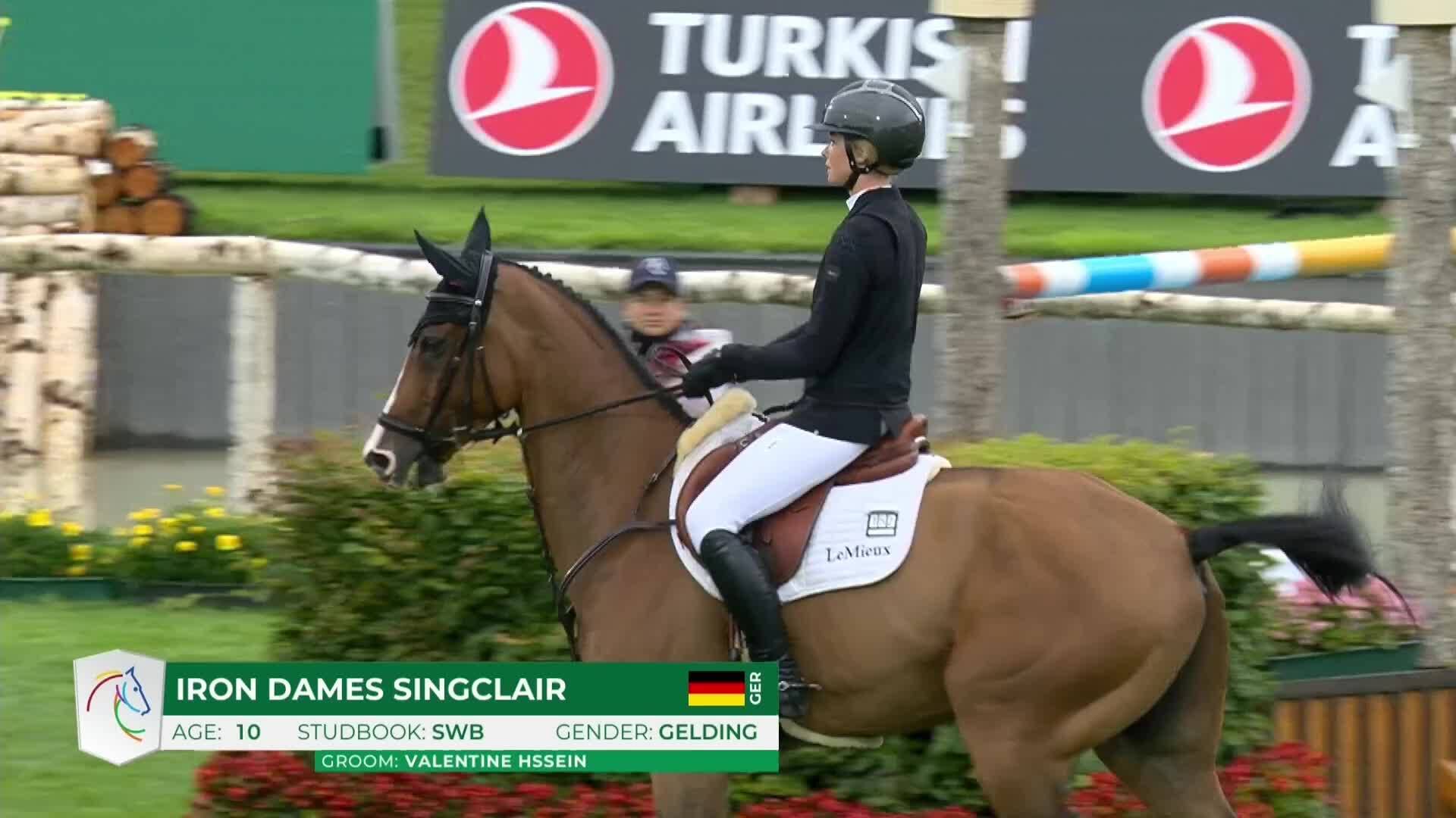 Sophie Hinners with Iron Dames Singclair - CSIO5* Aix-la-Chapelle 2025 - Jump-off