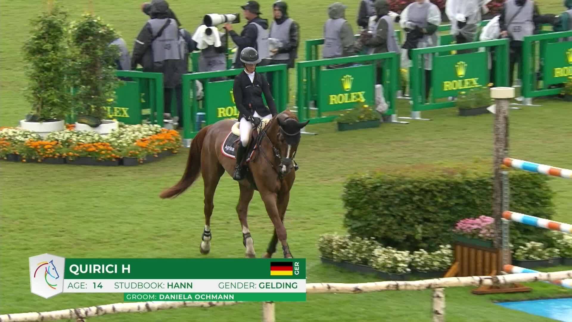 Sandra Auffarth with Quirici H - CSIO5* Aix-la-Chapelle 2025 - Round 1