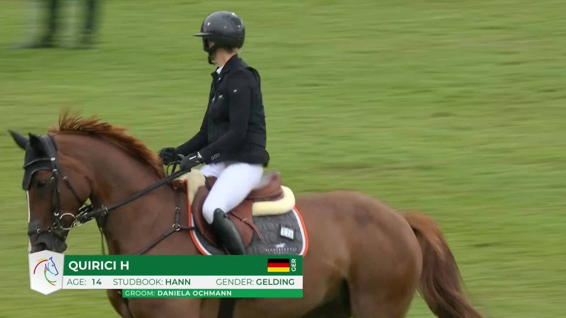 Sandra Auffarth with Quirici H - CSIO5* Aix-la-Chapelle 2025 - Round 2