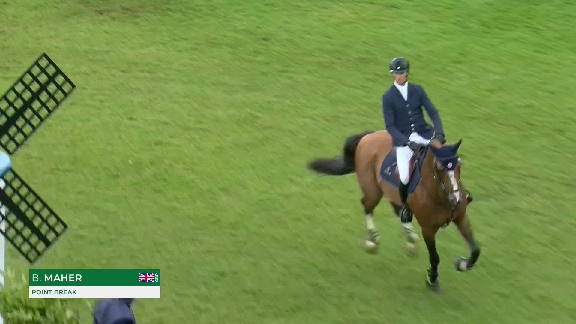 Ben Maher with Point Break - CSIO5* Aix-la-Chapelle 2025 - Round 2
