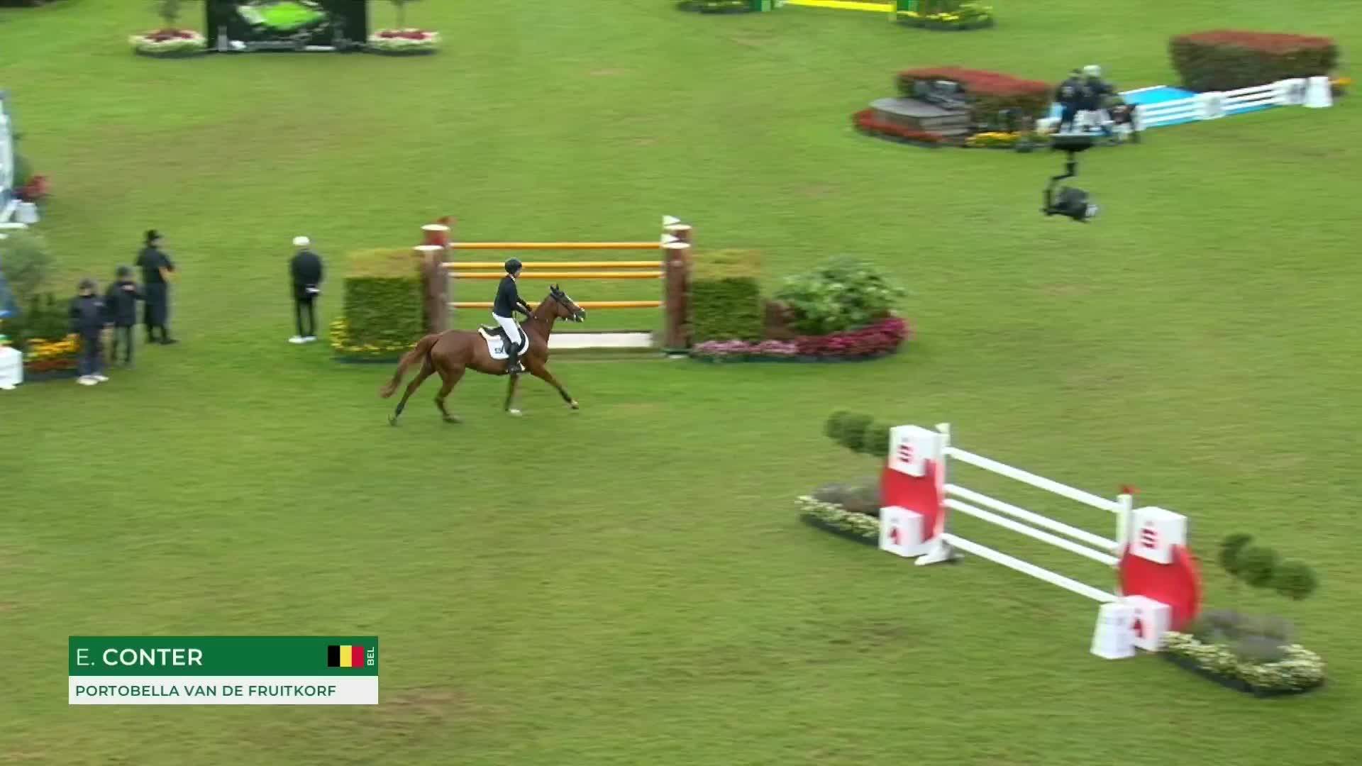 Emilie Conter with Portobella Van de Fruitkorf - CSIO5* Aix-la-Chapelle 2025 - Round 2