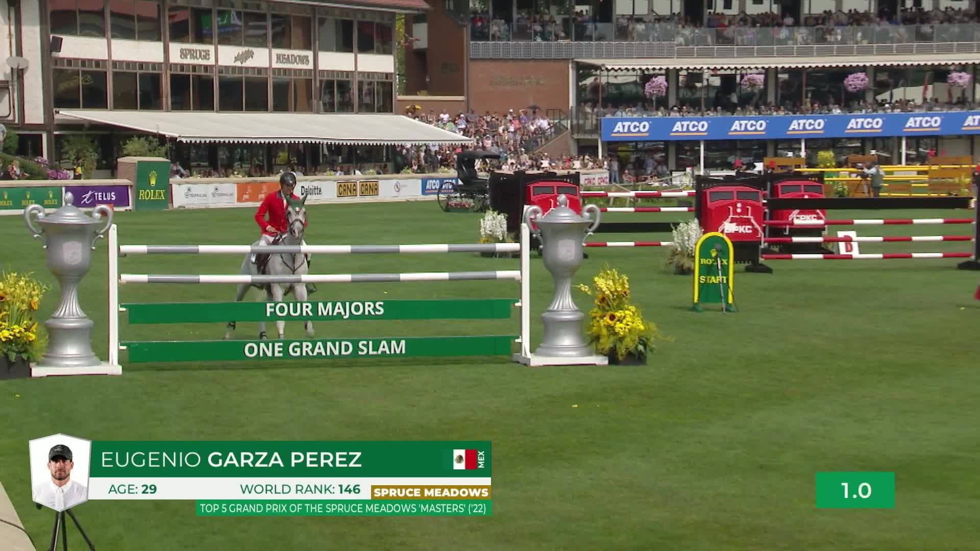 Eugenio Garza Perez with Contago - CSIO5* Spruce Meadows 'Masters' Tournament 2025 - Round 1