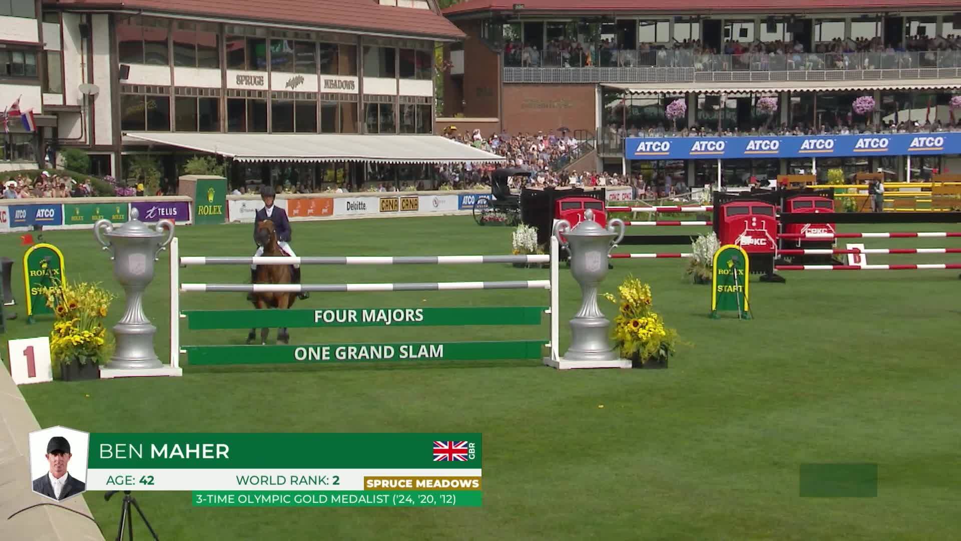 Ben Maher with Dallas Vegas Batilly - CSIO5* Spruce Meadows 'Masters' Tournament 2025 - Round 1