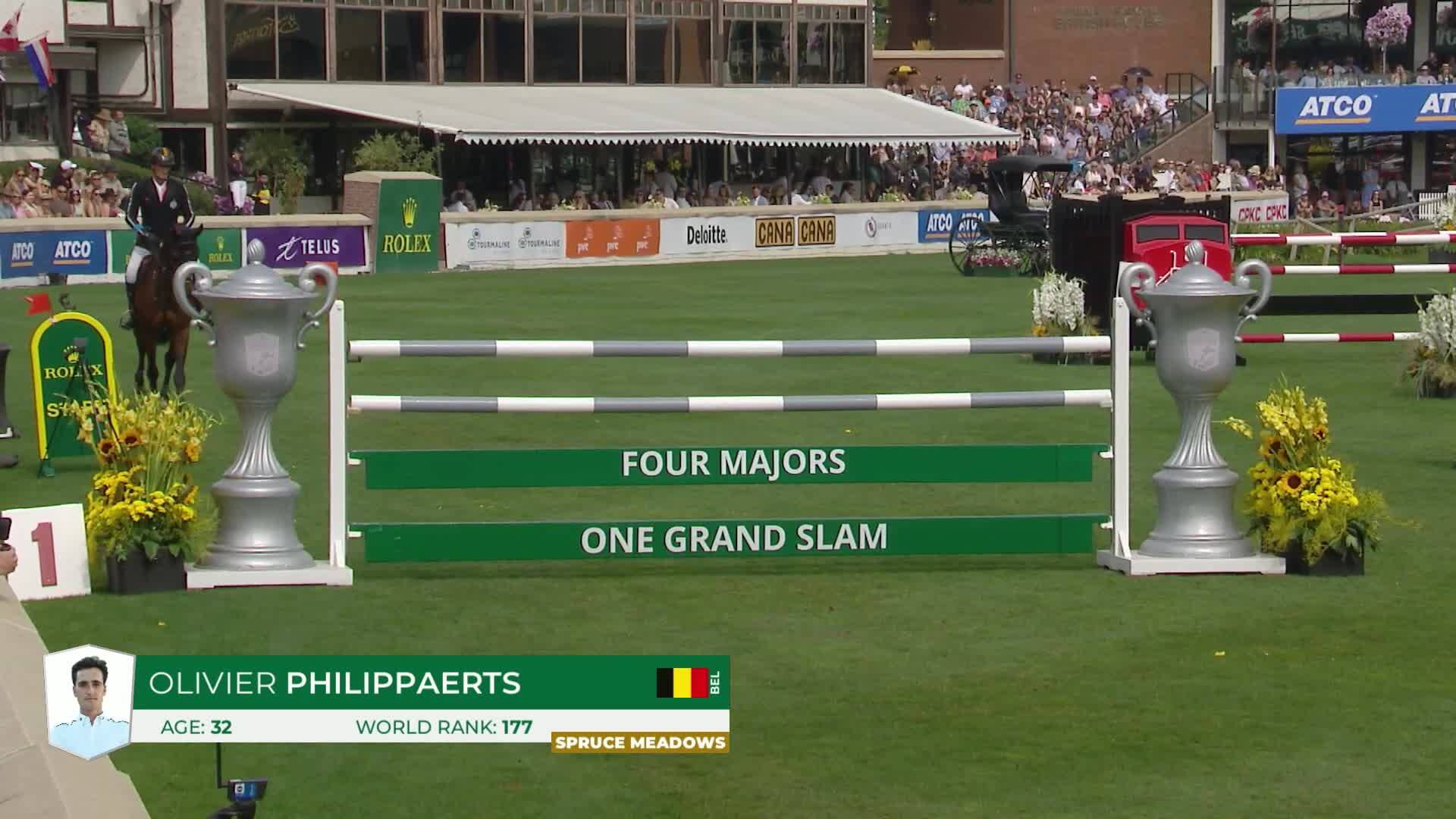 Olivier Philippaerts with Just Him - CSIO5* Spruce Meadows 'Masters' Tournament 2025 - Round 1