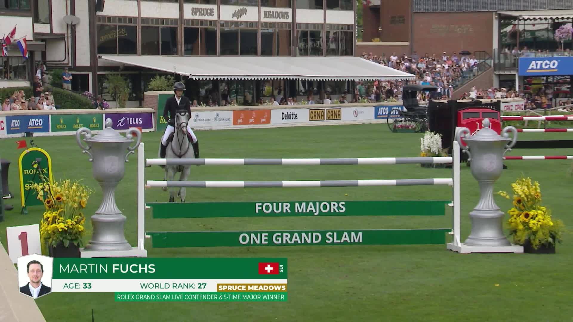 Martin Fuchs with Leone Jei - CSIO5* Spruce Meadows 'Masters' Tournament 2025 - Round 1