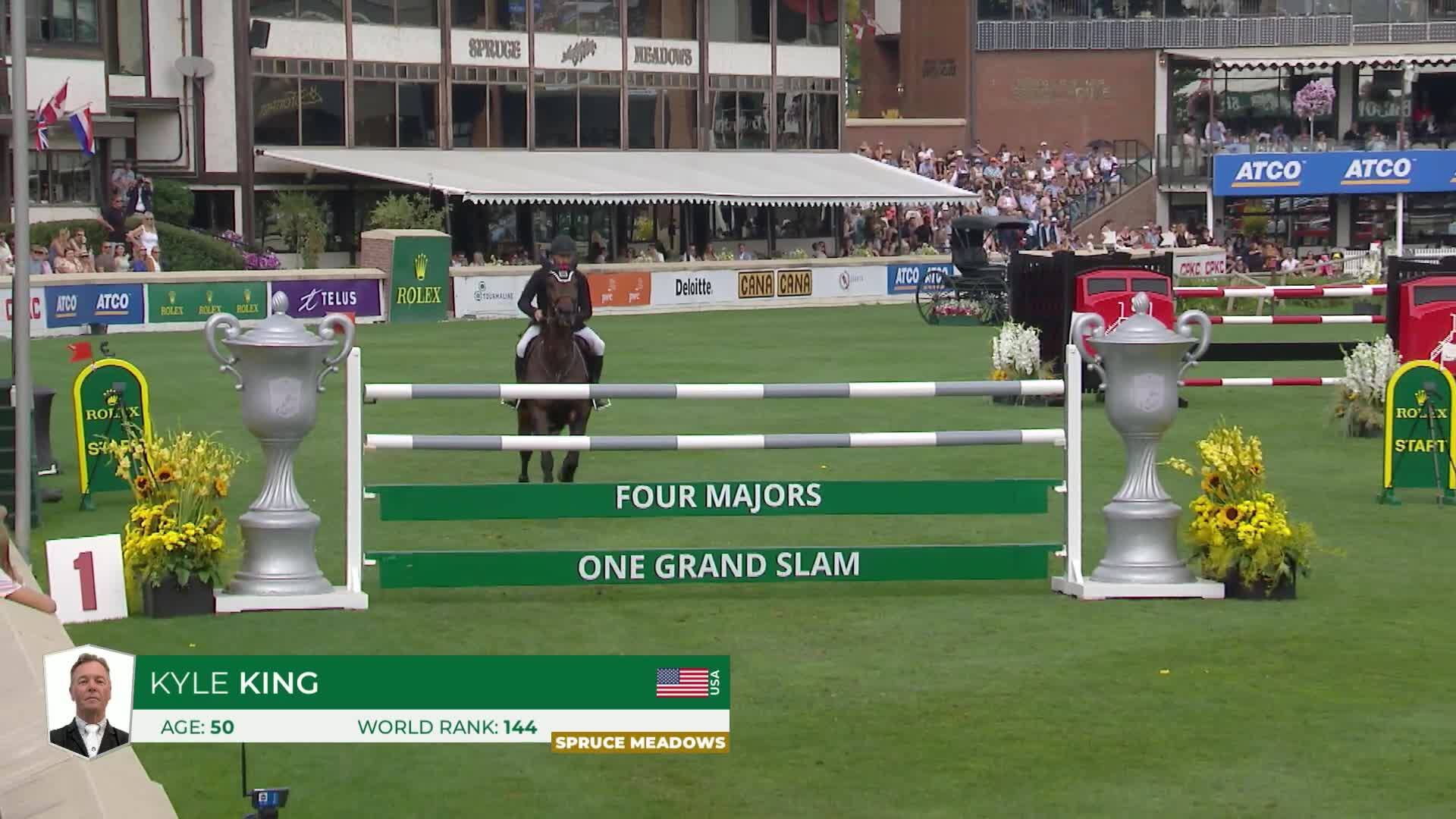 Kyle King with Kayenne Z - CSIO5* Spruce Meadows 'Masters' Tournament 2025 - Round 1